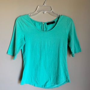 The Limited zip-back cotton tee